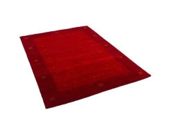 Discount Pergamon Natur Teppich Indo Gabbeh Indira Bordüre Rot 90x160cm