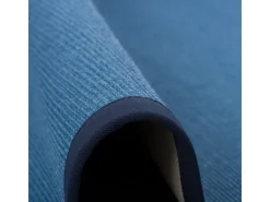 Hot Pergamon Sisalteppich Natura Klassisch mit Bordüre Blau 150x150cm