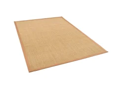 Pergamon Sisalteppich Natura Klassisch mit Bordüre Nuss 150x150cm