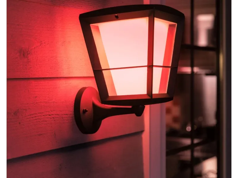 New Philips Hue White & Color Amb. Econic LED-Laternenleuchte stehend