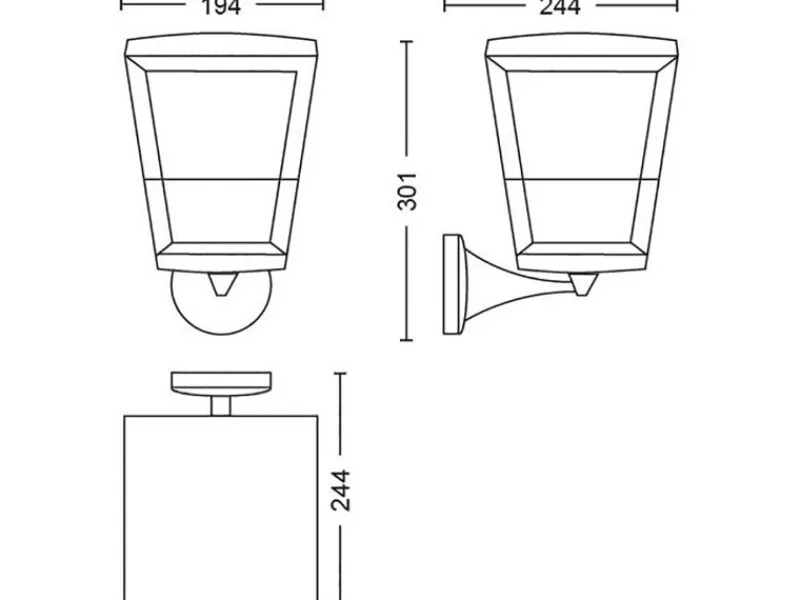 New Philips Hue White & Color Amb. Econic LED-Laternenleuchte stehend