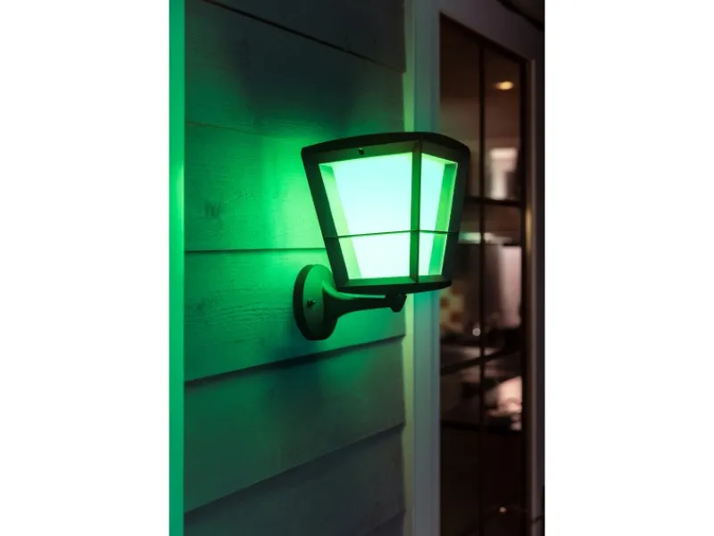 New Philips Hue White & Color Amb. Econic LED-Laternenleuchte stehend