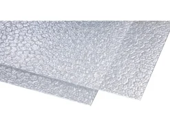 Sale Gutta Polystyrol-Platte 5 mm "Wabe" Tranparent 1000 mm x 1000 mm