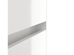 Discount Posseik Sideboard Industrial K 3 Schubladen 1 Tür 80 cm Top Weiß Eiche