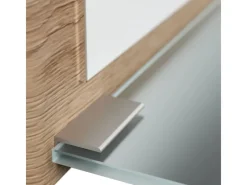 Posseik Spiegel Elite Glasablage farbig eingerahmt 104 cm x 60 cm