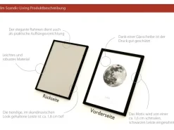 New Pro Art Bild Framed Art Blue moon 40 cm x 30 cm