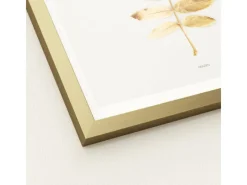 New Pro Art Bild Framed Art Golden Leaf II 30 cm x 30 cm