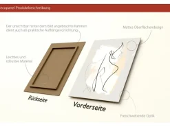 Pro Art Dekopanel Female Abstract Line Art II 40 cm x 30 cm