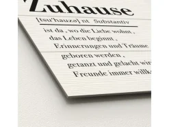 Pro Art Dekopanel Zuhause auf Holz 30 cm x 30 cm