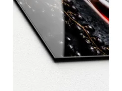 Pro Art Glasbild Wein und Trauben 20 cm x 20 cm