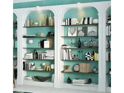 Online PROFHOME 155004 Byblos Regalfront Zierelement Stuckdekor, 23,1 cm x 5,0 cm x 4,3 cm Weiß