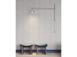 PROFHOME 151518 3D Wandpaneel Wandvertäfelung Deckenplatte Stuckleiste 2,04 m 204 cm x 3,3 cm x 25,9 cm Weiß