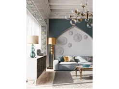 PROFHOME 157503 Deckenplatte Wandvertäfelung Deckenelement 29,2 x 29,2 cm 29,2 cm x 29,2 cm x 6 cm Weiß