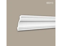 Online PROFHOME 650113 Eckleiste Stuckleiste Deckenleiste Zierleiste Stoßfest 2 m 200 cm x 8,0 cm x 8,4 cm Weiß