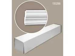 PROFHOME 150288 Eckleisten 1 Karton Set mit 15 Zierleisten 30 m Weiß