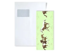 PROFHOME 1 MUSTERSTÜCK S-358381-GU Länge ca. 29 cm MUSTER der Tiermotiv Tapete Grün