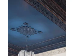 Clearance PROFHOME 157501 RoSette Deckenplatte Zierelement Deckenelement 53,5 x 53,5 cm 53,5 cm x 53,5 cm x 6,1 cm Weiß