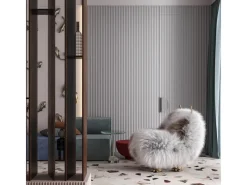 Sale PROFHOME 659803-Box 3D Wandpaneele 1 Karton Set mit 3 Paneelen 6 m Weiß