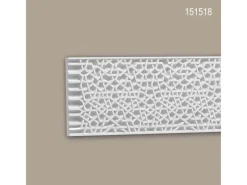 PROFHOME 151518-Box 3D Wandpaneele 1 Karton Set mit 2 Paneelen 4,08 m Weiß