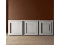 Hot PROFHOME 159820-Box 3D Wandpaneele 1 Karton Set mit 3 Paneelen 0,75 m2 Weiß