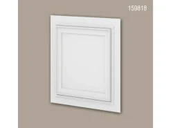 PROFHOME 159818-Box 3D Wandpaneele 1 Karton Set mit 6 Paneelen 1,5 m2 Weiß