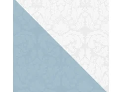 PROFHOME 951351-GU Barock Tapete Ornament Matt Weiß 0,53 m x 10,05 m 5,33 m2 Weiß