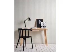 PROFHOME 243515-GU Streifen Tapete Traditionell Matt Weiß 0,53 m x 10,05 m 5,33 m2 Weiß