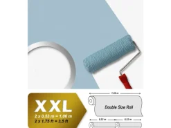 PROFHOME 951014-GU Struktur Tapete Gestreiftes Muster Matt Weiß 1,06 m x 25,00 m 26,50 m2 Weiß