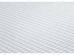 PROFHOME 935271-GU Struktur Tapete Textiloptik Matt Weiß 0,53 m x 10,05 m 5,33 m2 Weiß