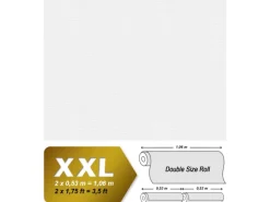 Online PROFHOME 250612-GU Textiloptik Tapete Struktur Matt Weiß 1,06 m x 25,00 m 26,50 m2 Weiß