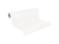 Online PROFHOME 250612-GU Textiloptik Tapete Struktur Matt Weiß 1,06 m x 25,00 m 26,50 m2 Weiß
