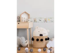 Hot PROFHOME 403756-GU Tiermotiv Tapete Kindertapete Matt Weiß Gelb Creme 0,75 m2 0,15 m x 5,00 m 0,75 m2 Weiß