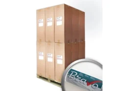 PROFHOME Malervlies 60 g Anstrichvlies Reno-Vliestapete überstreichbar 1 Palette mit 288 Rollen 7632 m2 Weiß