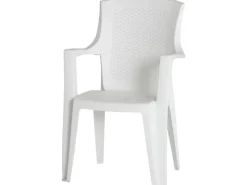 Progarden Stapelsessel Eden Weiß 62 cm x 60 cm x 89 cm