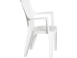 Progarden Stapelsessel Eden Weiß 62 cm x 60 cm x 89 cm