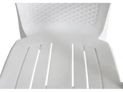 Progarden Stapelsessel Eden Weiß 62 cm x 60 cm x 89 cm