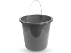ProHome Eimer Inkl. Metallbügel Anthrazit 10 Liter 1er Pack