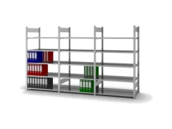 Online PROREGAL Aktenregal Stecksystem T-Profil Grundregal HxBxT 175 x 100 x 60 cm 5 Ebenen Fachlast 90 kg Beidseitig Nutzbar Verzinkt