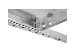 PROREGAL Eckregal Stecksystem T-Profil HxBxT 300 x 130 x 40 cm 7 Ebenen Traglast 124 kg