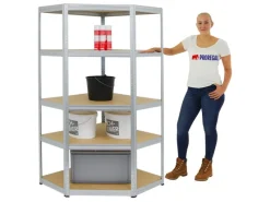 Discount PROREGAL Eckregal Slim Elephant HxBxT 180 x 90 x 45 cm Fachlast 250 kg Verzinkt