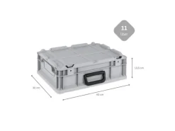 PROREGAL Eurobox Nextgen Portable HxBxT 135x 30 x 40 cm 11 Liter Eurobehälter Transportbox Transportbehälter Stapelbehälter
