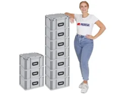 PROREGAL Eurobox Nextgen Portable HxBxT 235x 30 x 40 cm 20 Liter Eurobehälter Transportbox Transportbehälter Stapelbehälter
