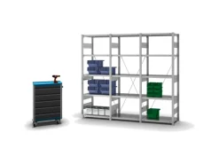 Discount PROREGAL Fachbodenregal Stecksystem T-Profil Heavy-Duty Grundregal HxBxT 200 x 75 x 40 cm 5 Ebenen Fachlast 300 kg Einseitig Nutzbar Verzinkt