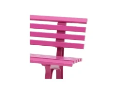 PROREGAL Gartenbank Antigua 2 Sitzer HxBxT 74 x 120 x 54 cm Witterungskunststoff & UV Beständiger Kunststoff Parkbank Sitzbank