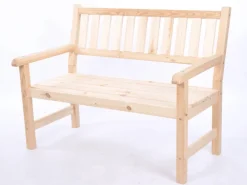 Discount PROREGAL Gartenbank Grana HxBxT 90x117x70cm Ohne Abdeckung Natur Kiefer Natur