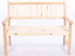 Discount PROREGAL Gartenbank Grana HxBxT 90x117x70cm Ohne Abdeckung Natur Kiefer Natur