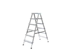 New PROREGAL Haushaltsleiter Beidseitig Begehbar 2 x 6 Stufen