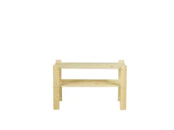 Outlet PROREGAL Holzregal Pinepeak HxBxT 50 x 80 x 28 cm 2 Fachboden 1,2 cm Dickes Kiefernholz Natur Kiefer Natur