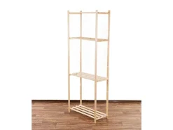 Best PROREGAL Holzregal Timbercraft HxBxT 90 x 65 x 28,5 cm Fachlast 35 kg 3 Fachboden 1,4 cm Dickes Kiefernholz Natur