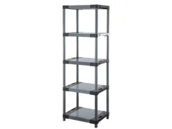 PROREGAL Kunststoffregal Grey Bear Tall HxBxT 180 x 70 x 46 cm Fachlast 120 kg